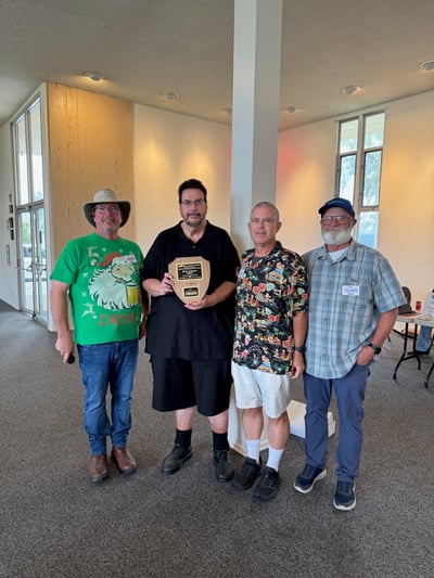 Featured image: Tom Cowert Award for service to our club and our community